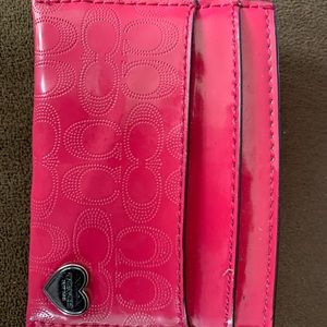 Coach mini wallet
